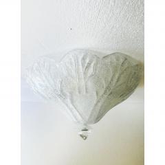 Venetian Vintage Trasparent Graniglia Murano Glass Flush Mount - 4735821