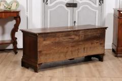 Venetian Walnut and Mahogany Blanket with with Marquetry D cor and Faux Drawers - 3592665