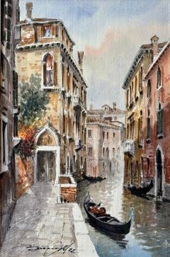 Venetian Watercolor Painting - 4621938