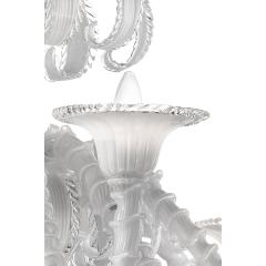 Venetian White C Rezzonico Murano Glass Chandelier - 4350073
