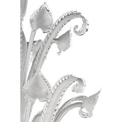 Venetian White C Rezzonico Murano Glass Chandelier - 4350075