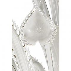 Venetian White C Rezzonico Murano Glass Chandelier - 4602687