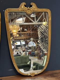 Venetian Wood Oversize Italian Mirror 1950s - 2815547
