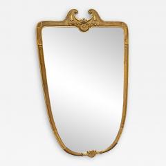 Venetian Wood Oversize Italian Mirror 1950s - 2819838