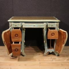 Venetian lacquered and painted writing desk from the 20th century - 4360433