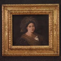 Venetian school painting of the 17th century portrait of Laura Dianti - 3893346