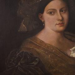 Venetian school painting of the 17th century portrait of Laura Dianti - 3893351