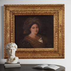 Venetian school painting of the 17th century portrait of Laura Dianti - 3893353