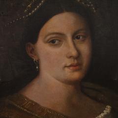 Venetian school painting of the 17th century portrait of Laura Dianti - 3893354