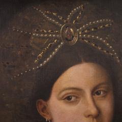 Venetian school painting of the 17th century portrait of Laura Dianti - 3893356