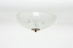 Venini Manufacture Venini attributed Murano glass flush mount ceiling light Italy circa 1960s - 4801642