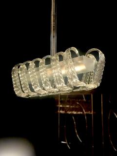 Venini Murano Glass Elegant Art Deco Chandelier Attributed to Tommaso Buzzi 1930 - 1898698