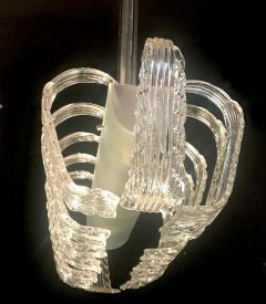 Venini Murano Glass Elegant Art Deco Chandelier Attributed to Tommaso Buzzi 1930 - 1898701