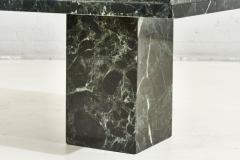 Verde Dark Green Marble Side Table Italy 1970 - 2493113