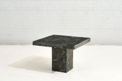Verde Dark Green Marble Side Table Italy 1970 - 2493115