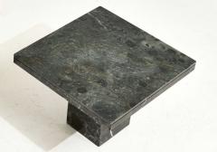 Verde Dark Green Marble Side Table Italy 1970 - 2493116