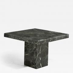 Verde Dark Green Marble Side Table Italy 1970 - 2493831