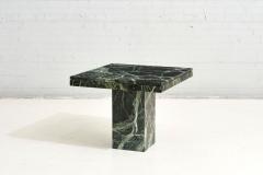 Verde Green Marble Side Table Italy 1970 - 2493065