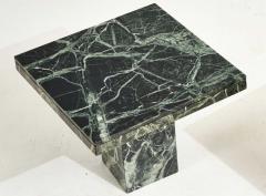 Verde Green Marble Side Table Italy 1970 - 2493070