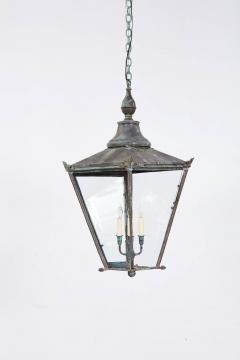 Verdigris Copper Glazed Lantern - 2871794
