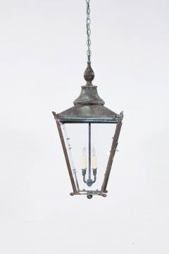 Verdigris Copper Glazed Lantern - 2871795