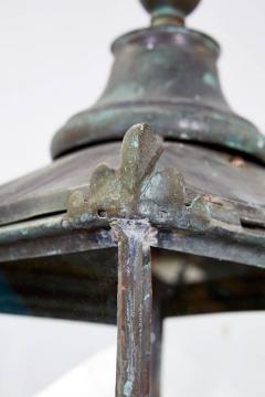 Verdigris Copper Glazed Lantern - 2871797