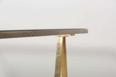 Vereinigte Werksta tten Brass and Glass Desk or Dining Table by Vereinigte Werkst tten M nchen Germany - 1290631