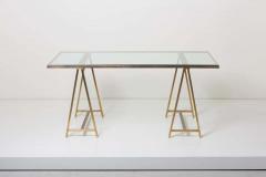 Vereinigte Werksta tten Brass and Glass Desk or Dining Table by Vereinigte Werkst tten M nchen Germany - 1290632