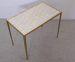 Vereinigte Werksta tten Brass and Mother of Pearl Side Table by Vereinigte Werkst tten M nchen - 1114091