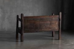 Vernacular Folk Art Wooden Bench Europe 19th Century - 4810415