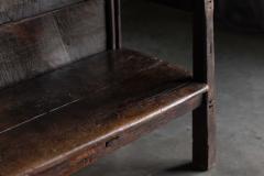 Vernacular Folk Art Wooden Bench Europe 19th Century - 4810450