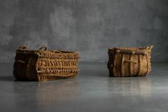 Vernacular Folk Art Woven Basket France 19th Century - 4790714