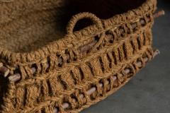 Vernacular Folk Art Woven Basket France 19th Century - 4790758