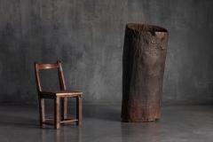 Vernacular Tree Trunk Vessel 19th Century - 4810347