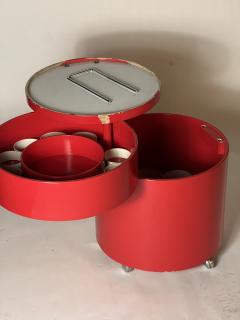 Verner Panton 1970 Rolling Bar Cart early production mfg by Lasko Studioform International - 3914133