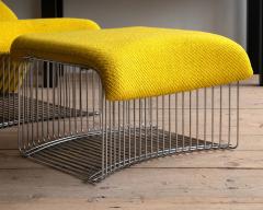 Verner Panton 20th c Verner Panton Pantonova Chaise with ottoman for Fritz Hansen - 4339570