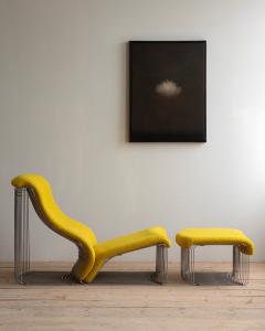 Verner Panton 20th c Verner Panton Pantonova Chaise with ottoman for Fritz Hansen - 4339571
