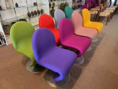 Verner Panton 8 VERNER PANTON SYSTEM 1 2 3 SWIVEL DINING CHAIRS - 3339645