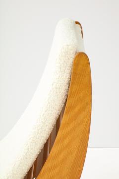 Verner Panton Danish Blond Wood Relaxer Rocking Chair by Vernor Panton For Rosenthal 1970s - 2124614