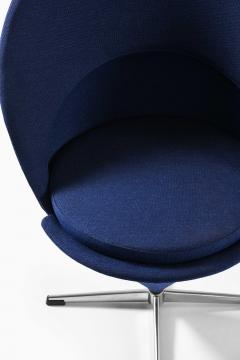 Verner Panton Danish Modern Dining Set in Fabric Rosewood Steel by Verner Panton 1958 - 4758945