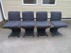 Verner Panton Fun Set of Four Midcentury S Chairs Designed by Verner Panton - 1538071