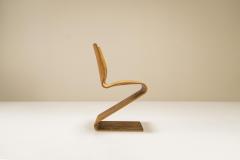 Verner Panton Non Serial Model 275 S Chair by Verner Panton in Bent Fineer Denmark 1956 - 3026580