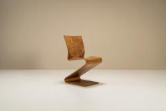 Verner Panton Non Serial Model 275 S Chair by Verner Panton in Bent Veneer Denmark 1956 - 2993416