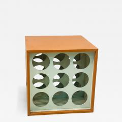 Verner Panton ORANGE AND WHITE MOD CUBE WINE RACK - 3333659