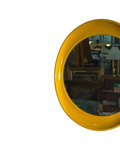Verner Panton POP ART YELLOW MOD MIRROR IN THE STYLE OF VERNER PANTON - 4605175