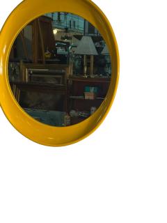 Verner Panton POP ART YELLOW MOD MIRROR IN THE STYLE OF VERNER PANTON - 4605180