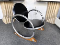 Verner Panton Pair of Rocking Chairs Dondolo by Verner Panton for Ycami Italy 1990s - 2813166