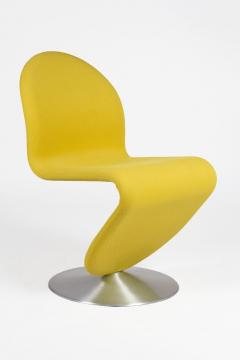 Verner Panton Pair of vintage 1 2 3 Lounge Chairs by Verner Panton - 2573194