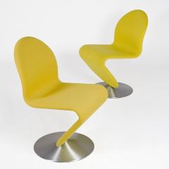 Verner Panton Pair of vintage 1 2 3 Lounge Chairs by Verner Panton - 2573199