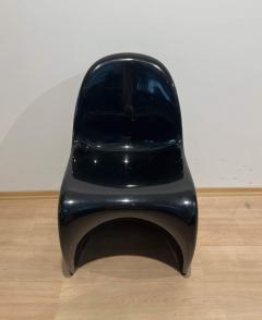 Verner Panton Panton Cantilever Chair in Black PU Germany 1971 - 2891650